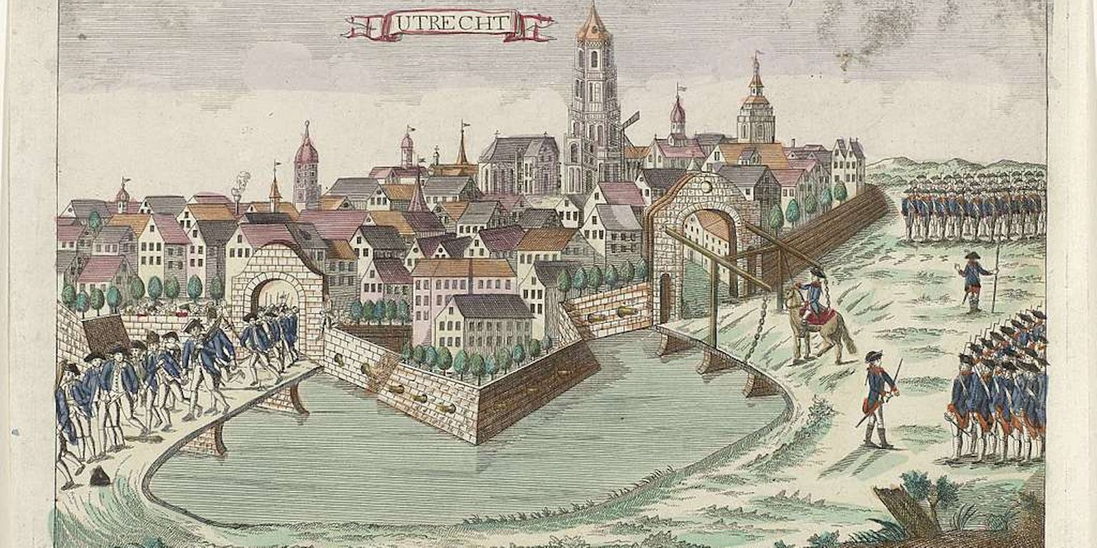 Patriotten verlaten Utrecht 1787