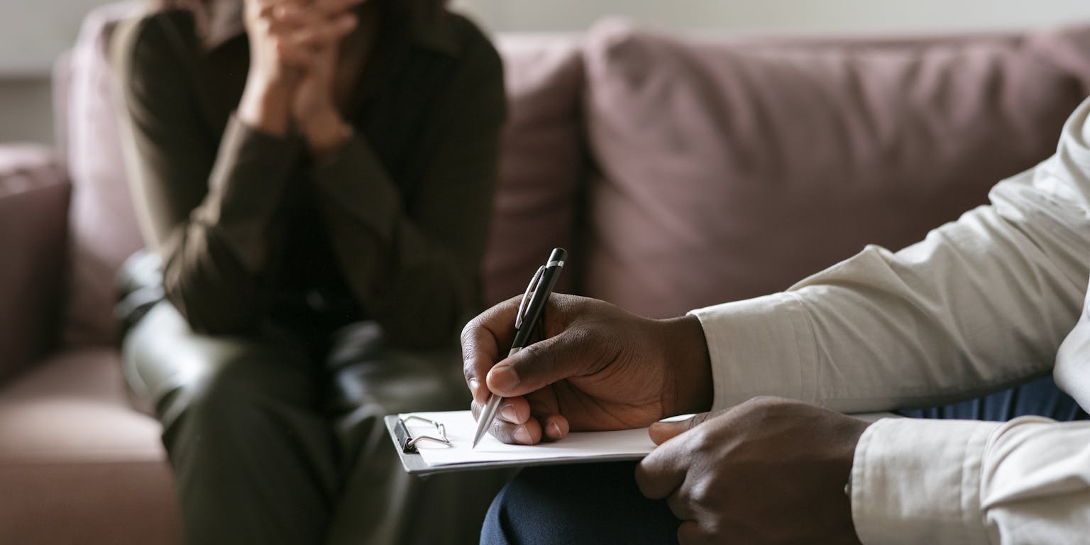 Therapeut en patiënt