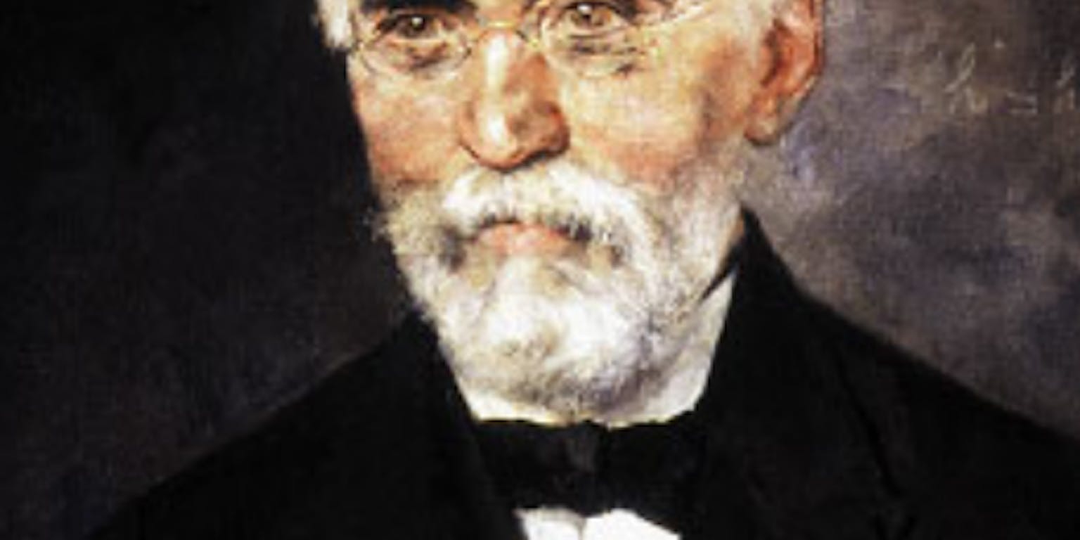Portretschilderij van Hendrik Lorentz, gemaakt door Menso Kamerlingh Onnes.