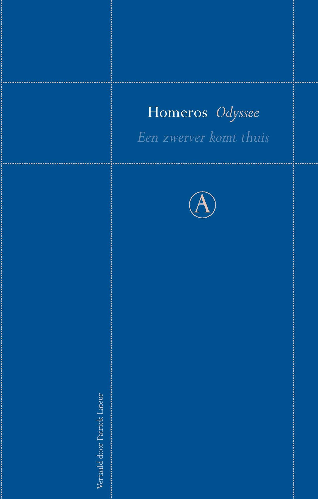 De cover van Odyssee Homeros een zwerver komt thuis.