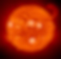 NASA-beeld van de zon.